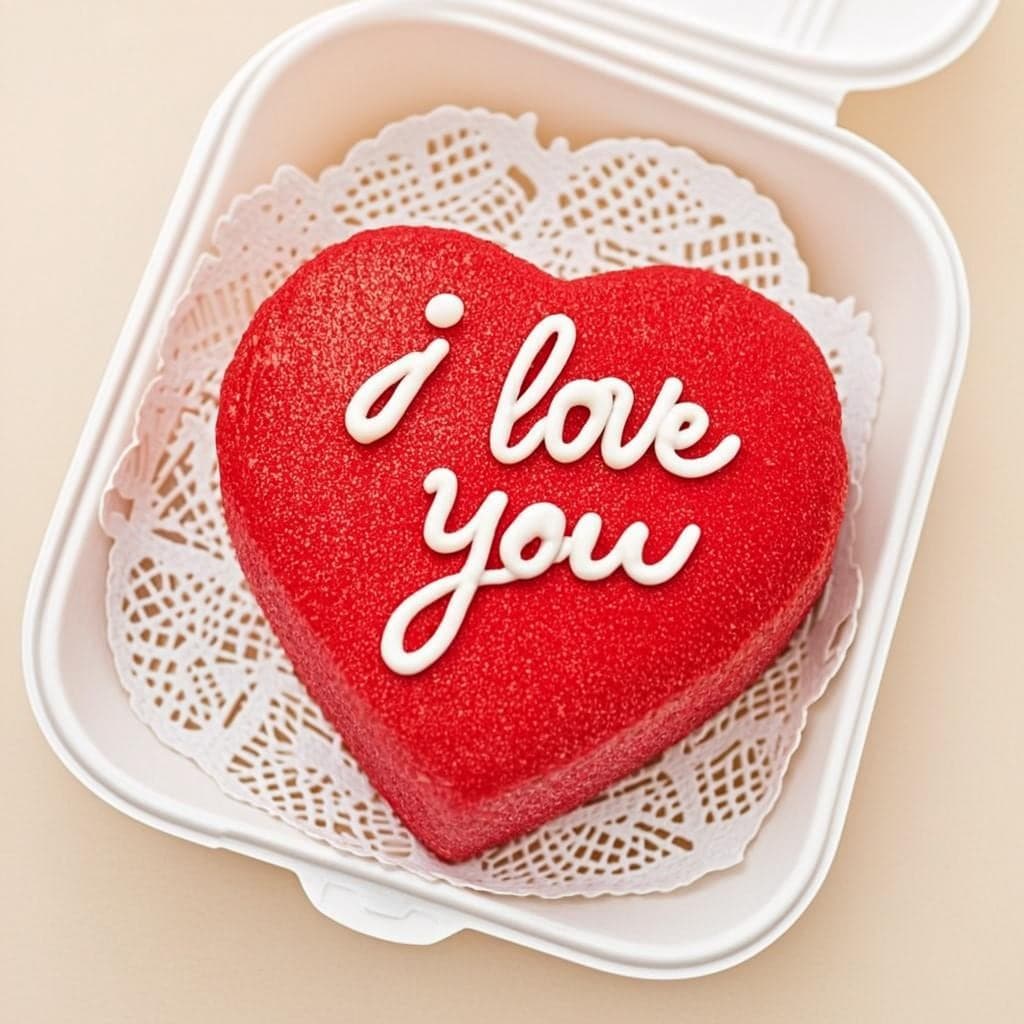 Heart Bento Cake — Online Cake Delivery Kathmandu