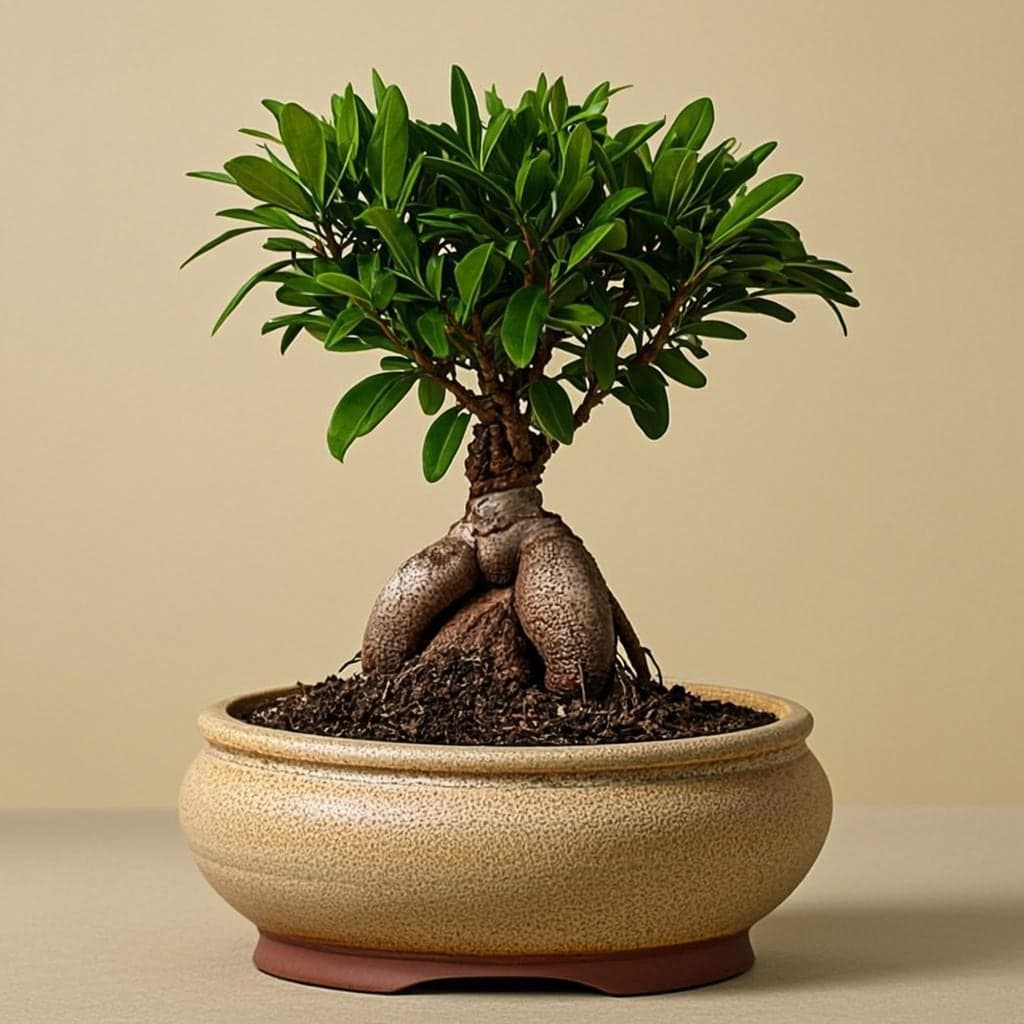 Indoor Bonsai Plant in Ceramic Pot — Gift for Plant Lovers Nepal