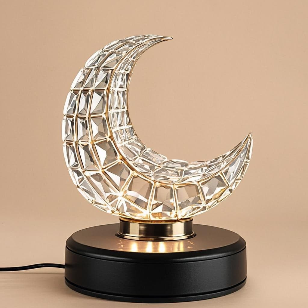 Half Moon Table Lamp — Room Decor Nepal