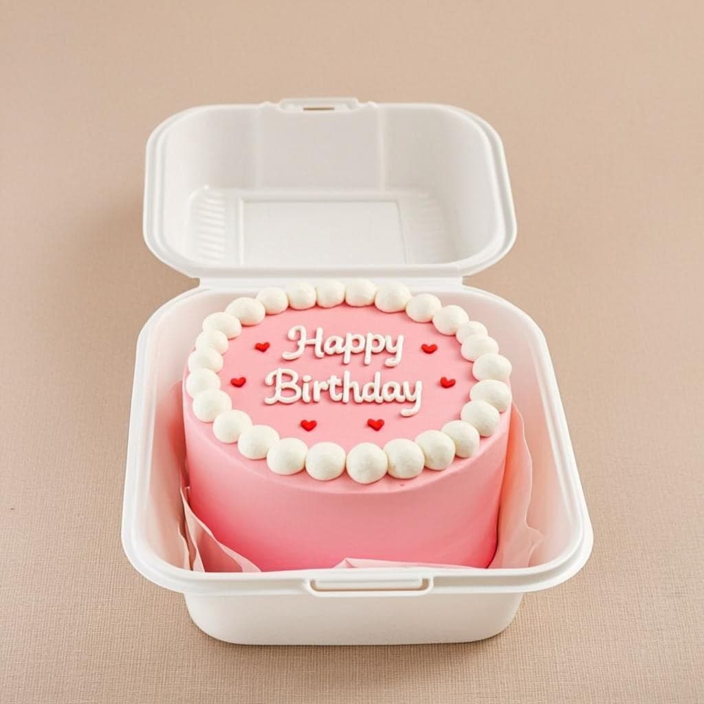 Little Hearts Mini Bento Cake — Small Birthday Cake Nepal