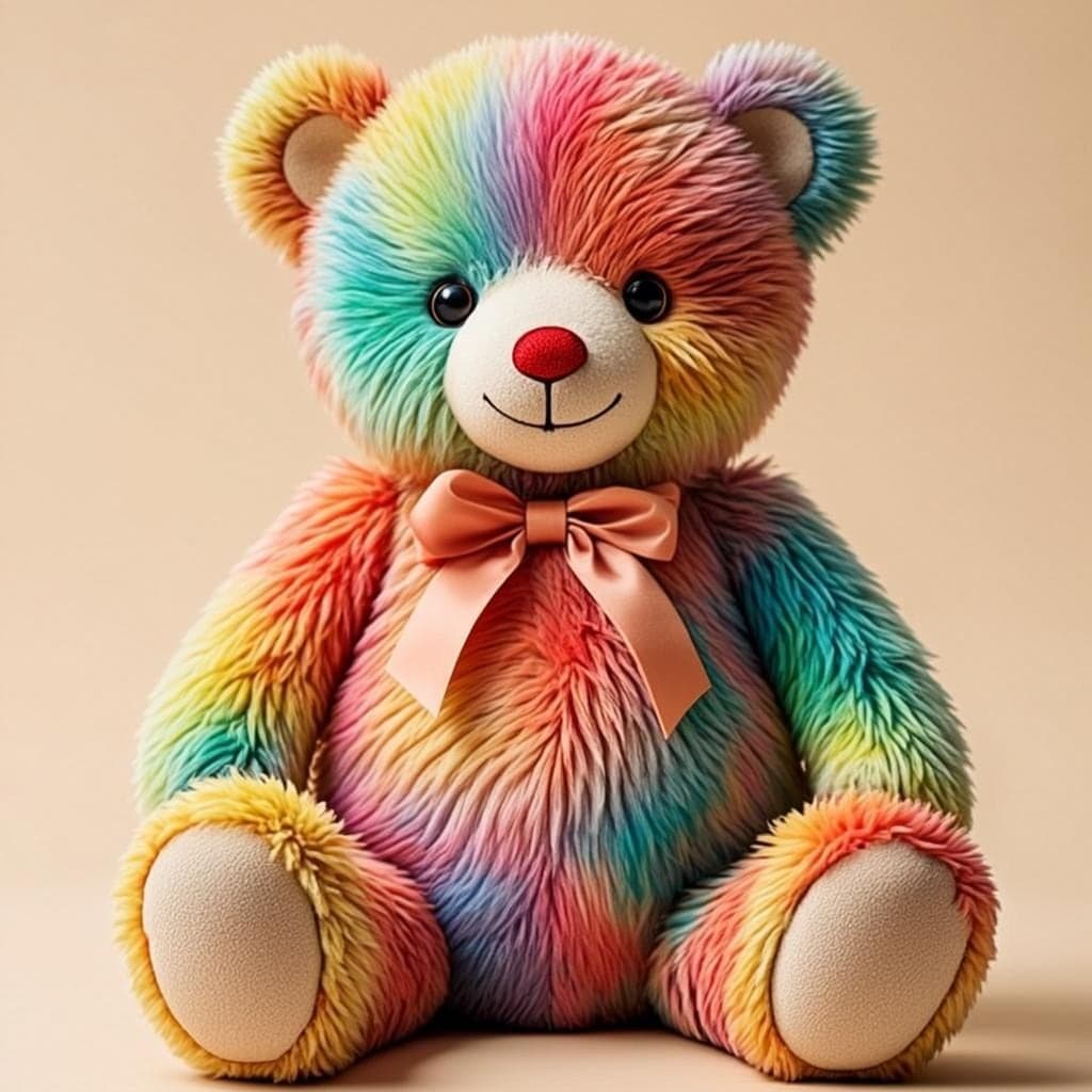 4 Feet Rainbow Teddy Bear — Big Teddy Bear Price in Nepal